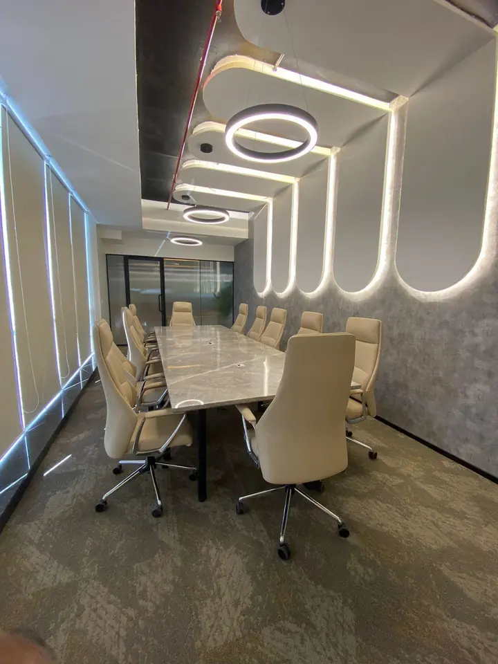 Warm conference room