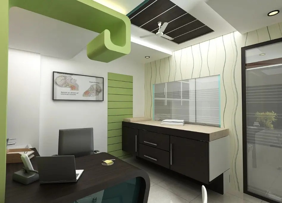 Clinic corridor